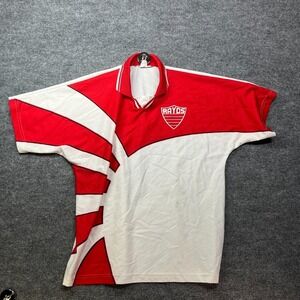 Vintage 5 High Sportswear Rayos Jersey Red Ivory Short Sleeve Sports USA Made
